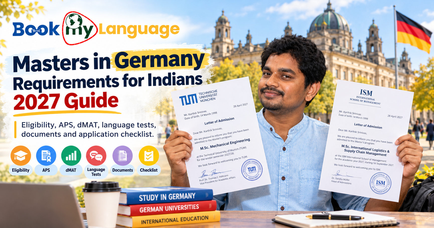 Masters in Germany requirements for Indian students 2027